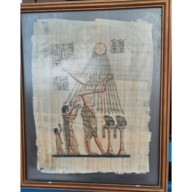 lukisan papyrus Mesir Kuno dibawa dari Mesir