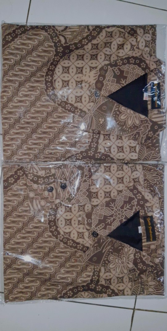 Motif Sekar Jagad #2 Kemeja Batik Pria Lrngan Panjang Baju Hem Atasan Premium Modern Full Furing