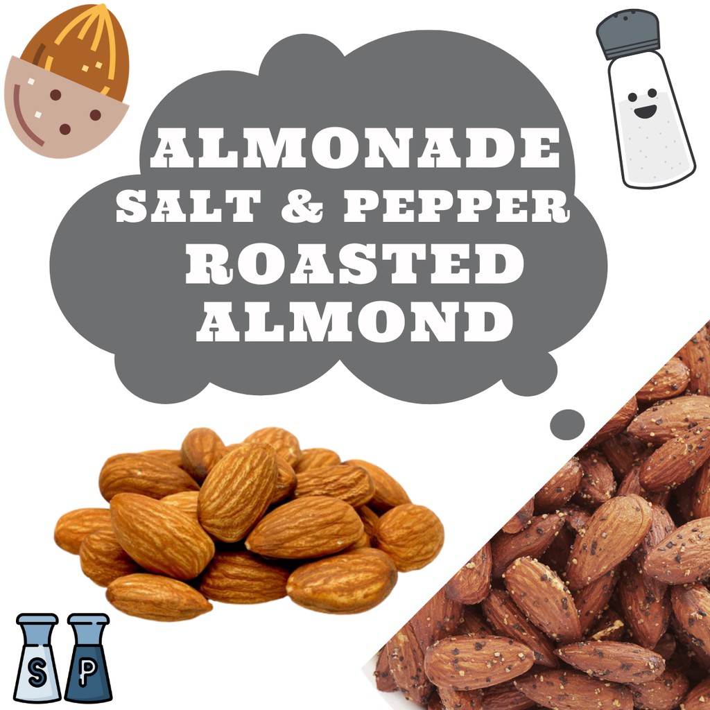 

Almonade - Salt & Pepper Roasted Almond - 50g