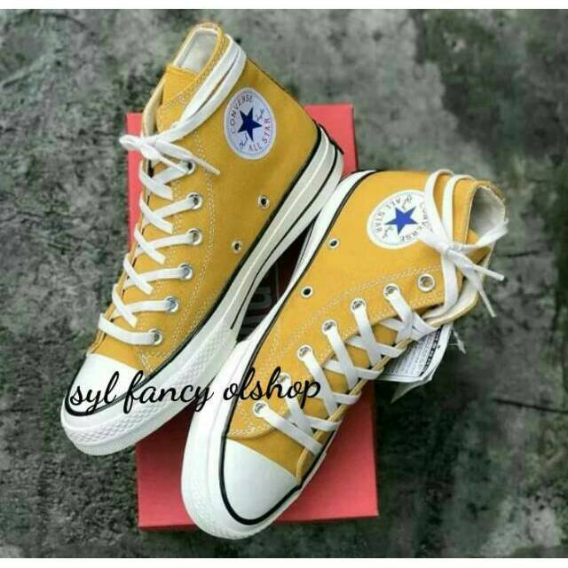Sepatu Converse High Yellow Sun Flowers 70s All Stars CT Original BNWB