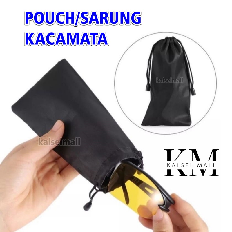 Sarung Kacamata Tempat Kaca Mata Kain Pouch Wadah Kemasan Bag Case Casing Kacamata HP Parfum Powerbank Jam Tangan Serbaguna KTK4