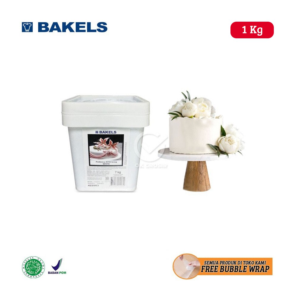 

Bakels Icing Fondant White / Gula Dekorasi (1 kg)