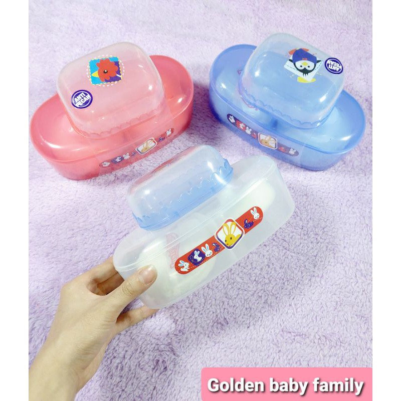 Tempat Bedak Bayi Lusty Bunny 1555 Plus Kotak Sabun Lusty Bunny