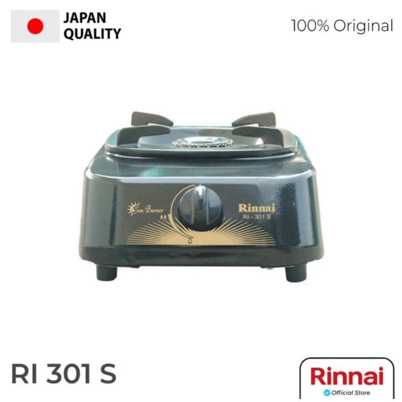 RINNAI Kompor Gas 1 Tungku RI 301 S Garansi Resmi