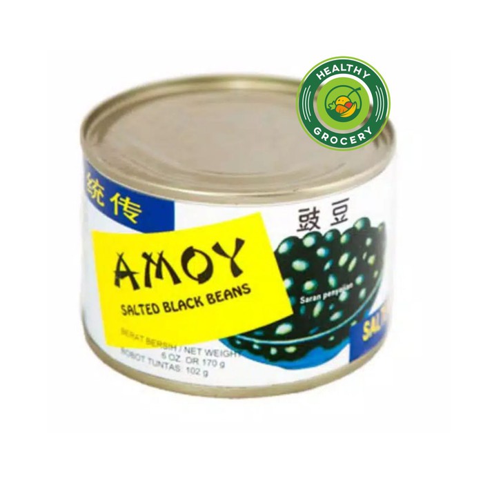 

TTS Amoy Black Bean 170gr Salted Black Beans /Kacang Hitam / tausi / Preserved Beans / kacang kedelai hitam fermentasi