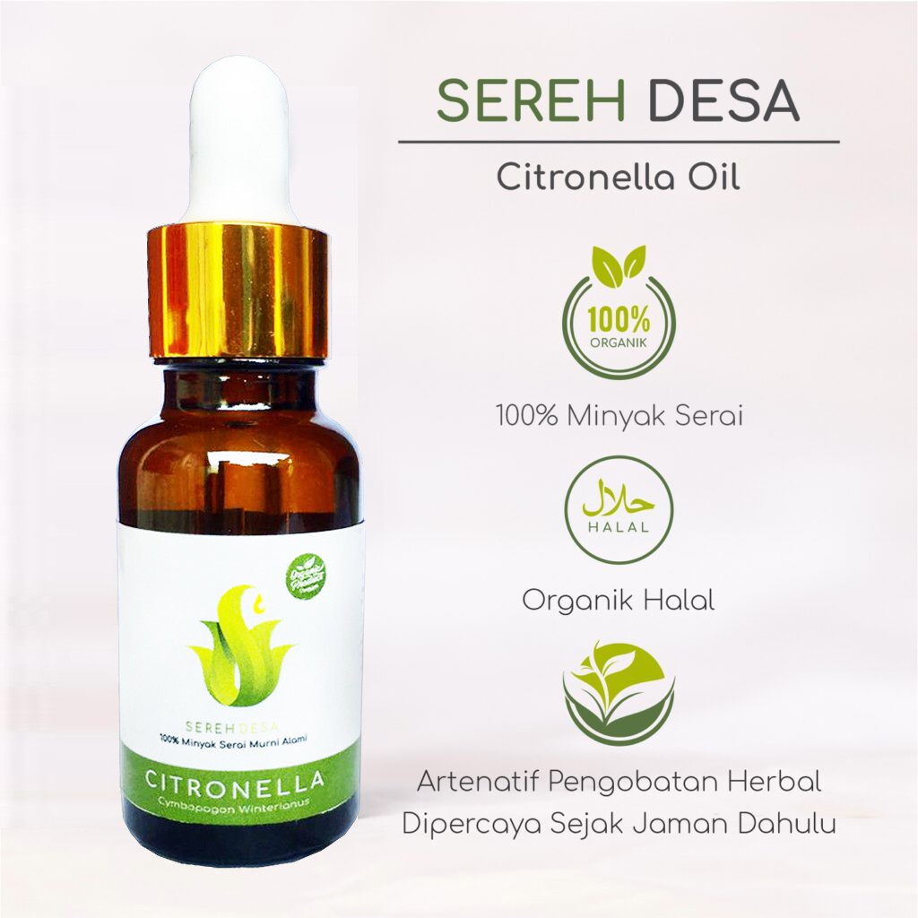 Minyak Serai wangi / citronella oil / essential oil / minyak urut