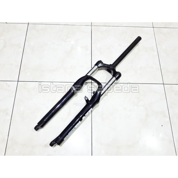 NEW FORK GARPU SEPEDA MTB UKURAN 26 INCH RST BLAZE BLACK HITAM PRELOAD TRAVEL 120MM