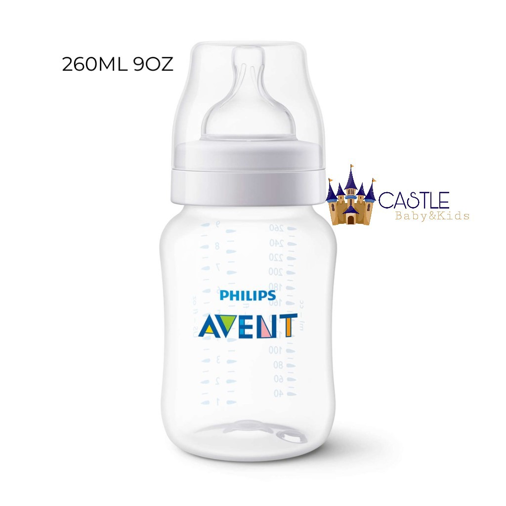 Castle - SCF563/17 Philips Avent Bottle Classic+ Polypropylene 260ml / 9Oz Botol Susu