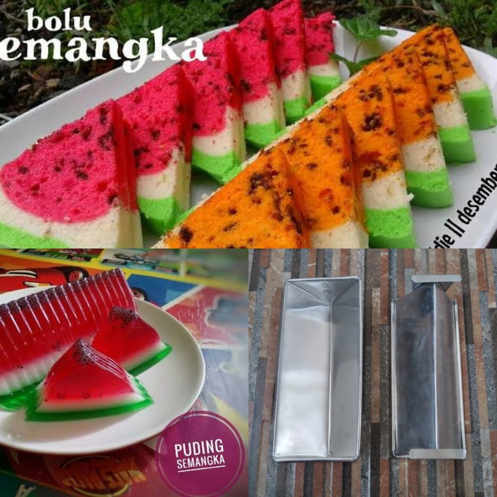 Loyang coconut loyang segitiga polos loyang semangka loyang puding bolu kukus