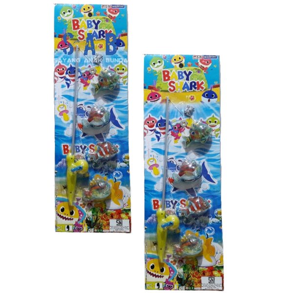 Mainan Pancingan Magnet Baby Shark No 2034 - Fishing Game