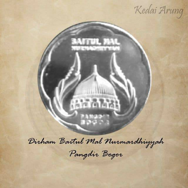 Koin Perak 1 Dirham Baitul Mal Nurmardhiyyah Pangdir Bogor 1441 H