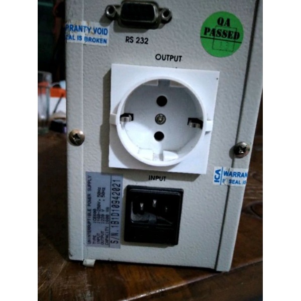 Ups Ica type Ce600 Ups 600VA Putih