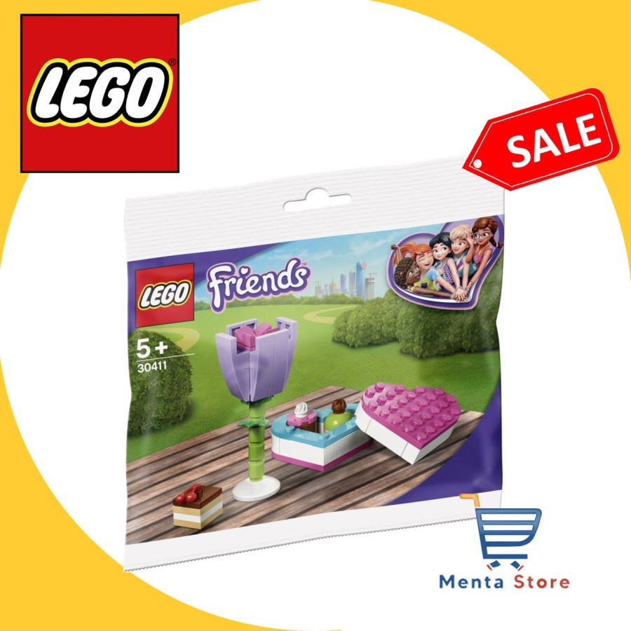 LEGO Polybag 30411 Friends Chocolate Box & Flower Kotak Coklat Bunga