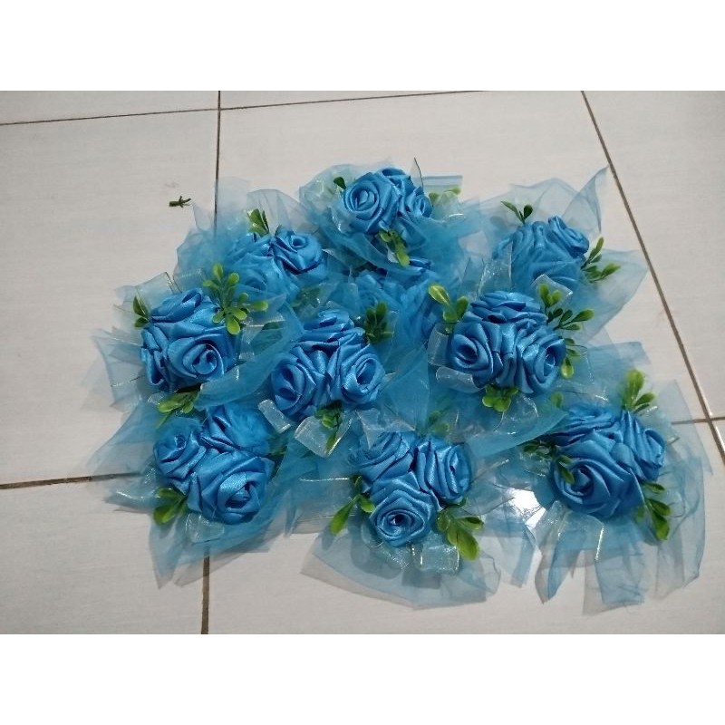 

bunga hantaran seserahan hampers (biru)