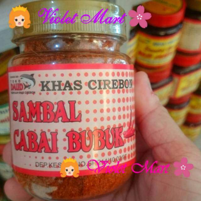 

SAMBAL CABAI MERAH BUBUK / SAMBAL EMPAL GENTONG / ABON CABE MERAH KHAS CIREBON