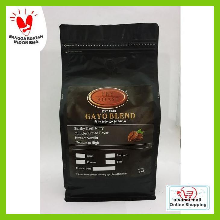 

57Ryr66- Kopi Gayo Blend Espresso Supremo 1 Kg Biji Dan Bubuk - Biji T7Tfhty-