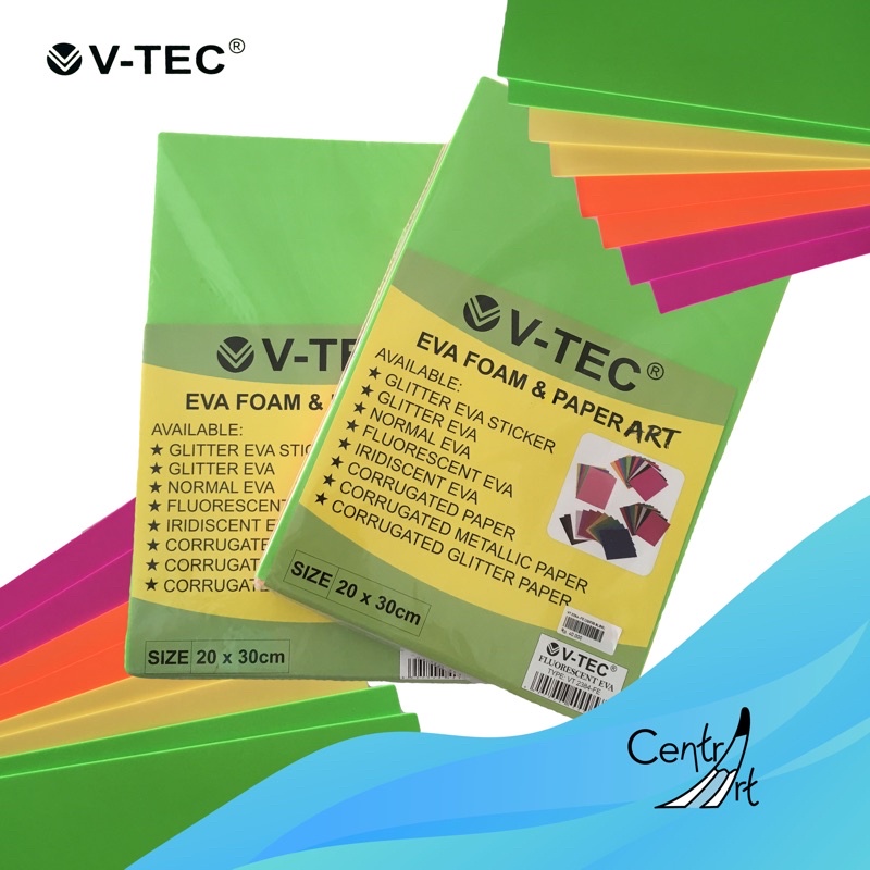 

EVA foam paper art fluorescent EVA V-TEC 8 lemabr