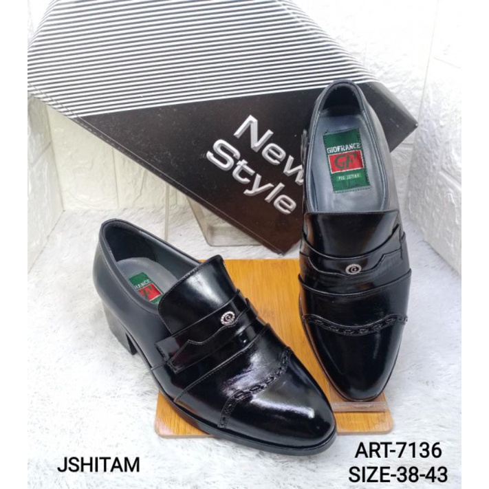 SEPATU FORMAL HAK TINGGI  PRIA GIO FRANCE 7136