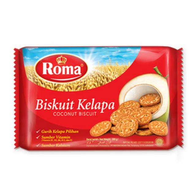 

Roma Bisc Kelapa 300g