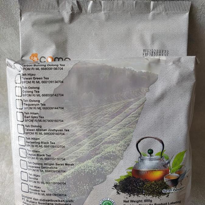 

[[BISA COD]] Come Food Green Tea / Teh Hijau Kering Import Tawan Bubble Drink Tea - Taiwan