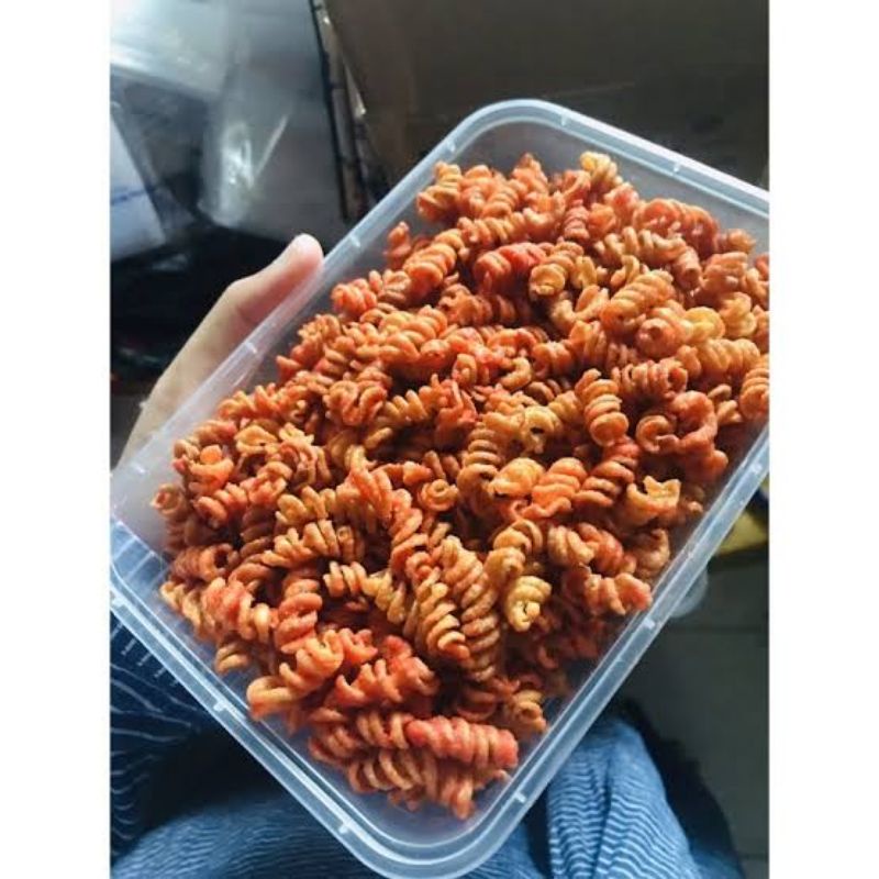 [KEMASAN BOX] KERIPIK KACA PEDAS CABE MERAH HIJAU RUMPUT LAUT ORIGINAL BALADO MAKARONI BANTET PIPA SPIRAL KEONG BASRENG SOMAY MIE KREMES LIDI