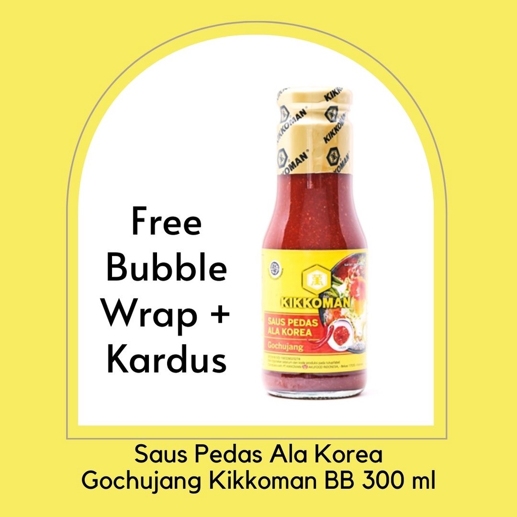 

Kikkoman Gochujang Sauce / saus pedas Korea 300 gr