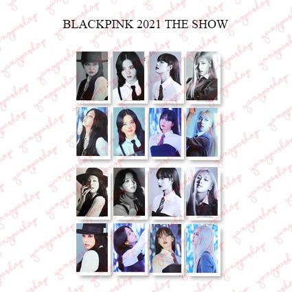 [READY / SET] BLACKPINK 2021 THE SHOW CONCERT BPIN PHOTOCARD UNOFFICIAL FANMADE YANGPASHOP JENNIE JI