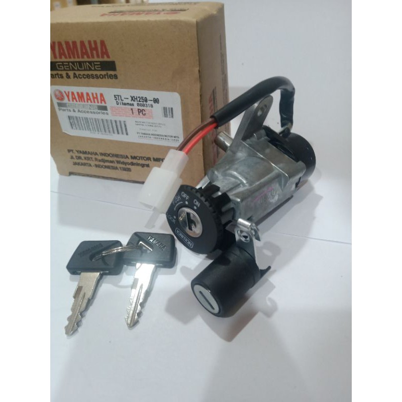 KUNCI  KONTAK SET KEY SET 1 SET KUNCI KONTAK MIO SPORTY JUPITER MX LAMA 5LW
