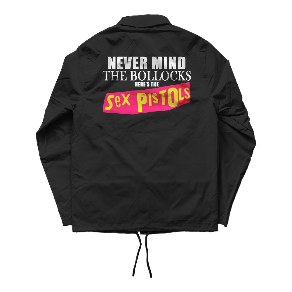 WINDBREAKER COACH JACKET BAND SEX PISTOLS | JAKET PRIA WANITA BAHAN PARASUT WATERPROOF ANTI AIR