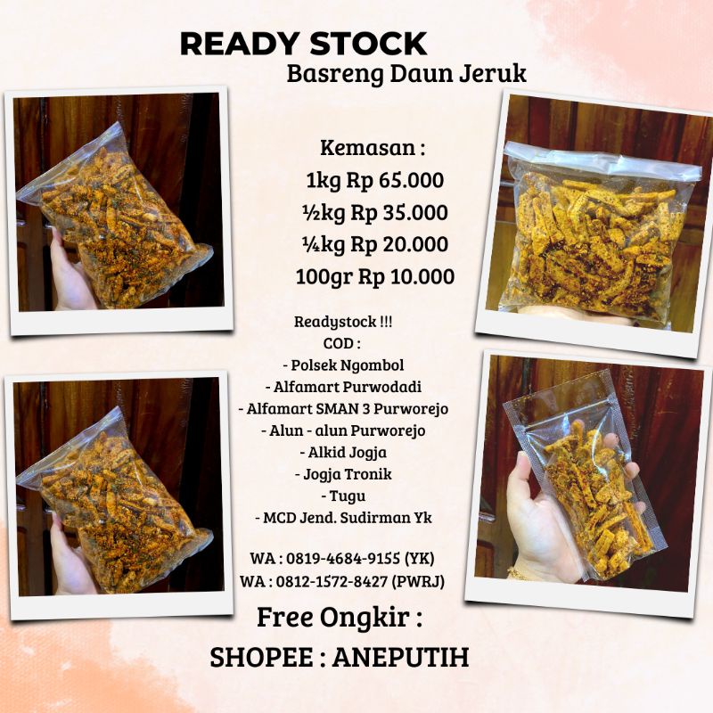 

BASRENG DAUN JERUK 1KG