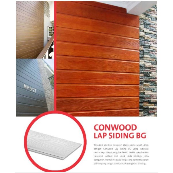 Jual Conwood Lap Siding 6 BG 152 X 3050 X 11 Mm Conwood Dinding 