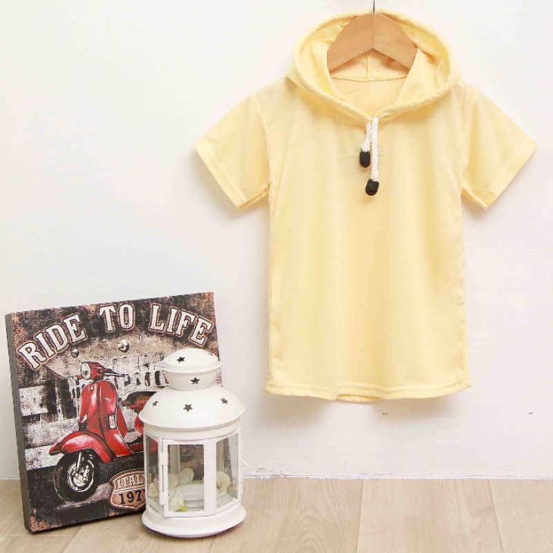 Top Kid Kaos Hoodie Lengan Pendek Anak Laki-Laki 2-9 Tahun 06