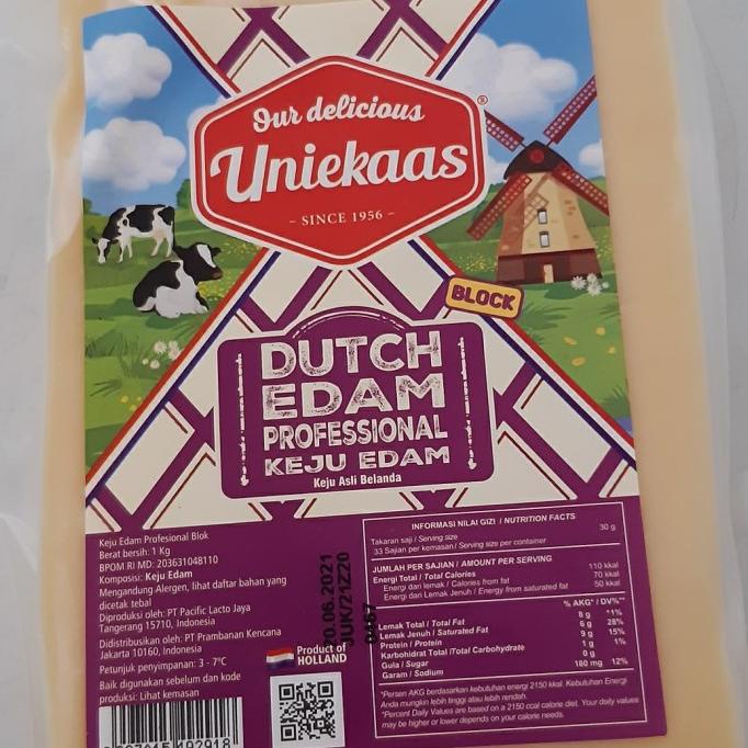 

READY COD KEJU EDAM PROFESSIONAL UNIEKAAS 1Kg