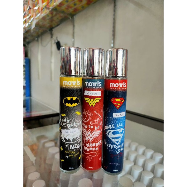 MORRIS EDP edisi Batman,superman & wonder woman 50ml