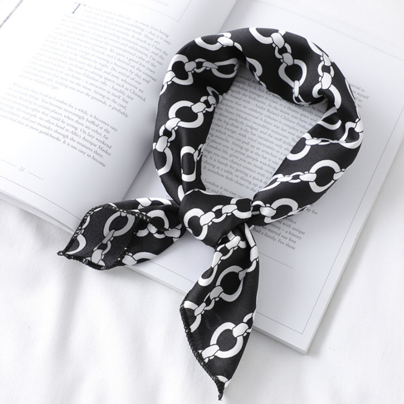 &quot;Arda&quot; 50x50 cm Mini scarf,  Scarf Leher, Scarf Tas, Bahan Silk Immitation