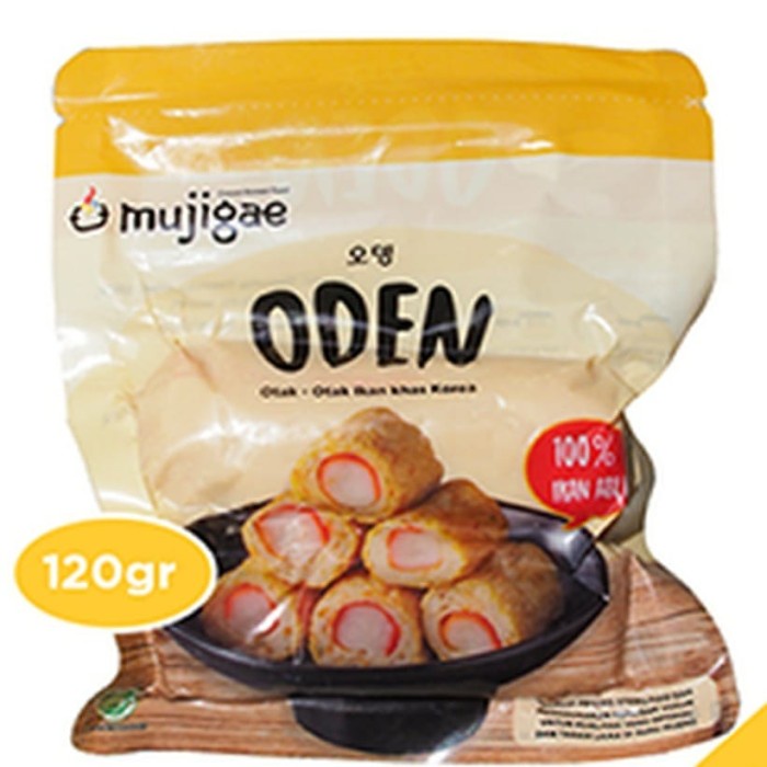 

⭐ COD ⭐ Mujigae Oden / Odeng / Eomuk / Korean Fish Cake 120 gr- Otak Otak Ikan - Ekstra Bubble