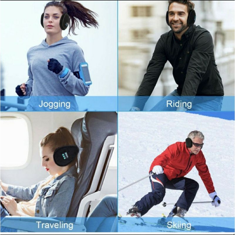 Headset Bluetooth Wireless Warm Ear Muff Earmuff Penutup telinga bayi