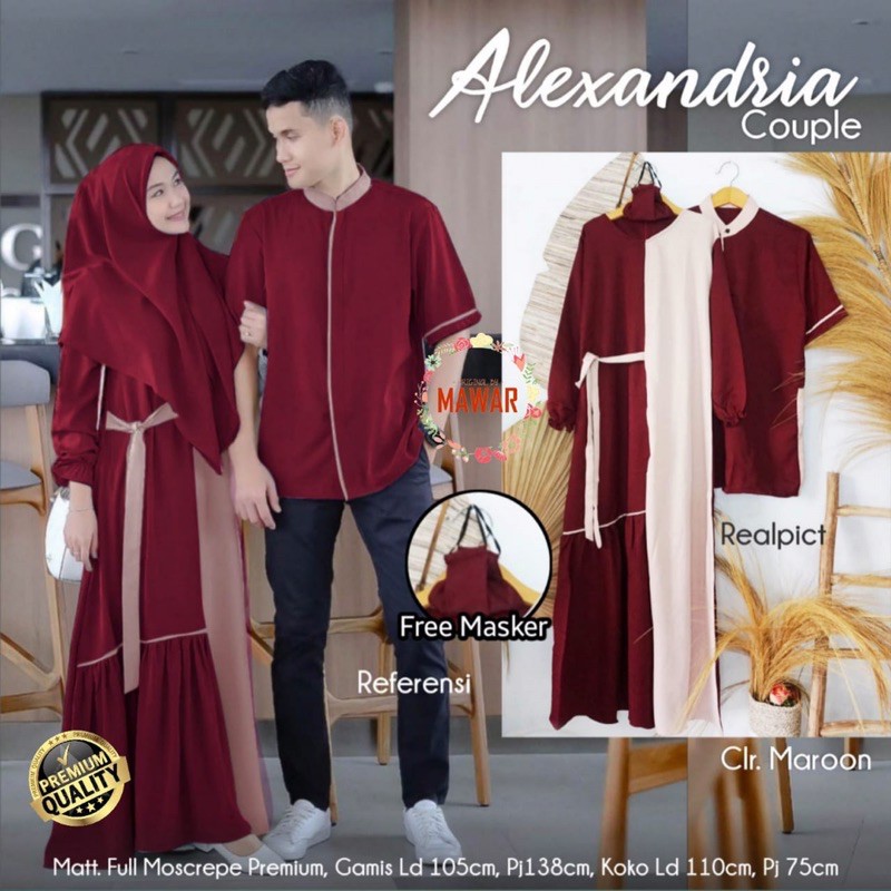 ALEXANDRIA COUPLE MOSCREPE PREMIUM