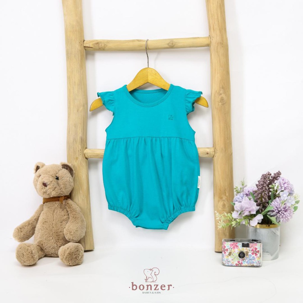 PROMO 7.7 PROMO BAJU LEBARAN MURAH BONZER Ruffle Jumpsuit Romper bayi, Jumpsuit bayi, jumper bayi, Pakaian bayi perempuan Part2