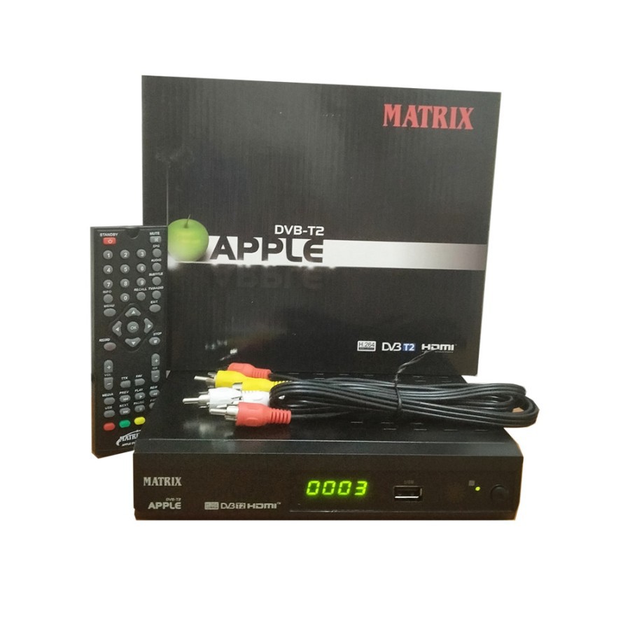 Set Top Box DVB T2 TV Digital Matrix Apple