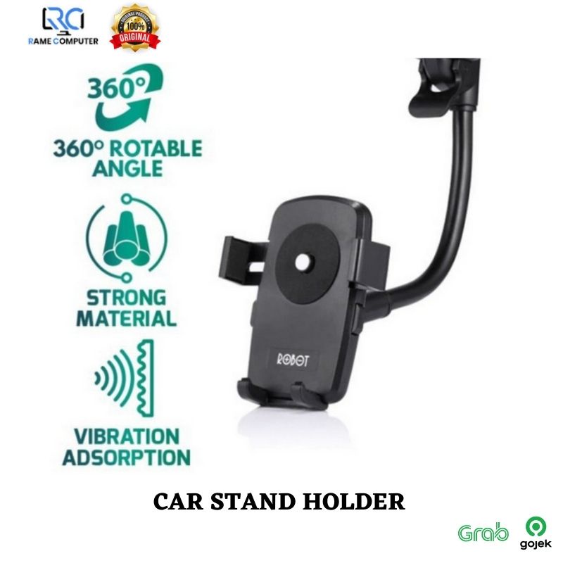 CAR STAND HOLDER GADGET ROBOT RT-CH06 ALUMINUM TUBE SUCKER