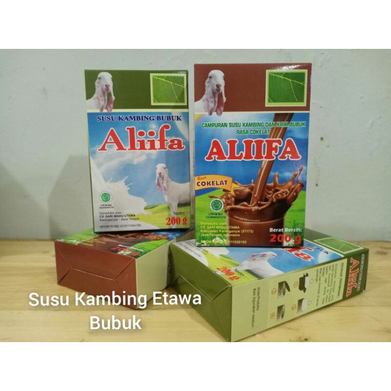 

(4 box) Susu Kambing Etawa Bubuk Alifa