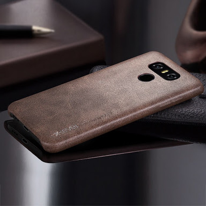 Dijual X-Level Vintage Leather Slim Back Case For Lg V20 Original Limited