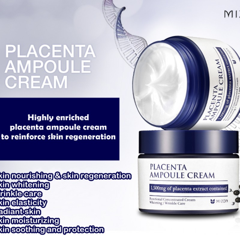 Jual Mizon Placenta Ampoule Cream 50ml Shopee Indonesia