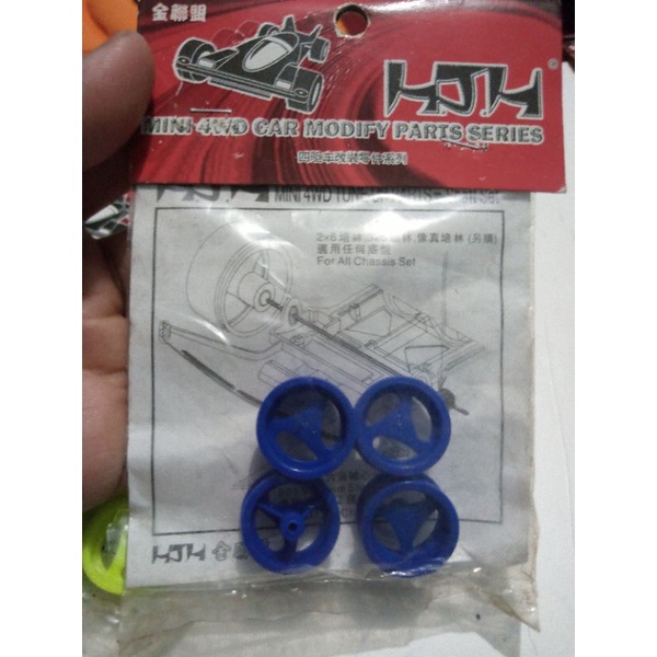 velg small mini 4wd HJH 1set dapat 4 pcs velg