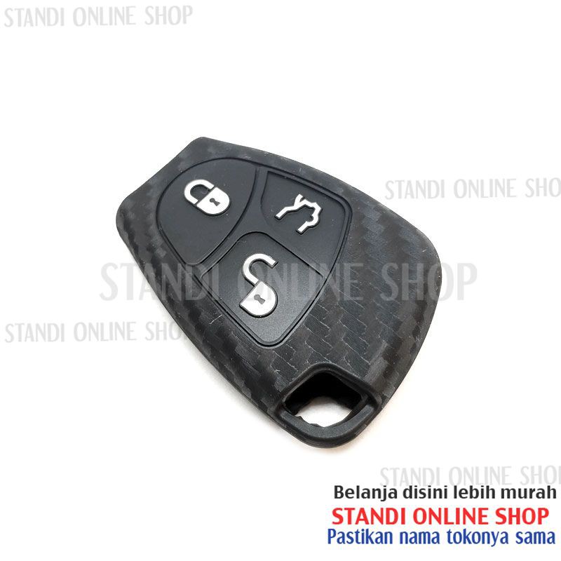 Kondom Kunci Silikon Carbon Remote Mercy Mercedes Benz B C E ML S CL