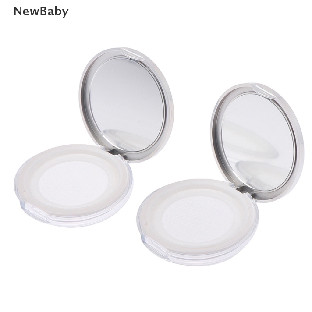 Newbaby 1pc Botol Kontainer Kosong Portable Dengan Spons Puff Untuk Kosmetik