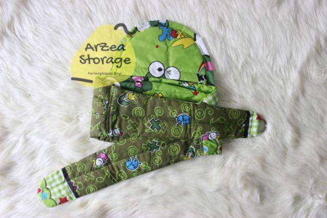 Gendongan bayi ring sling motif abemy