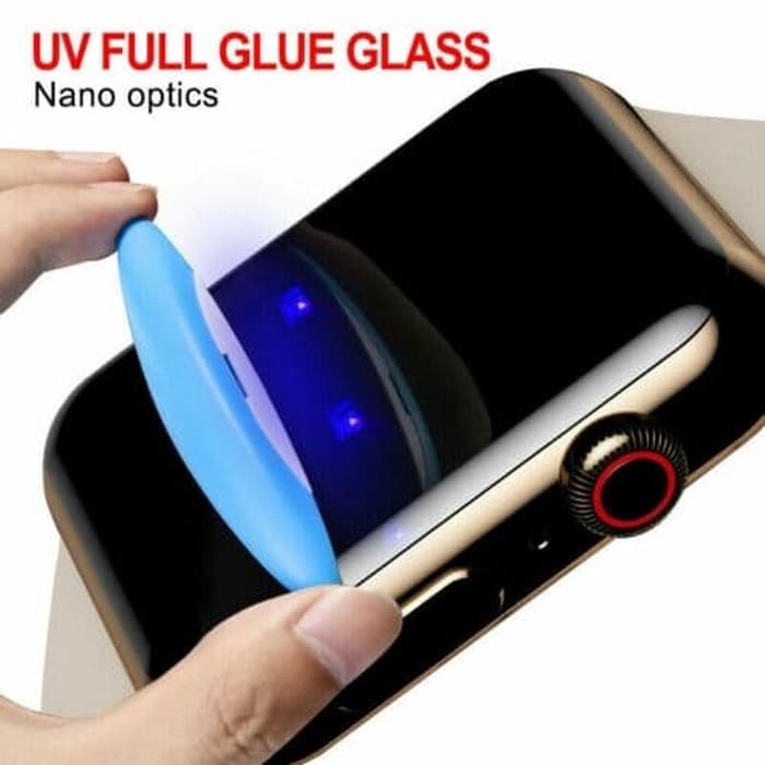 Tempered Glass UV Lem Liquid Apple Watch 38mm antigores kaca Full