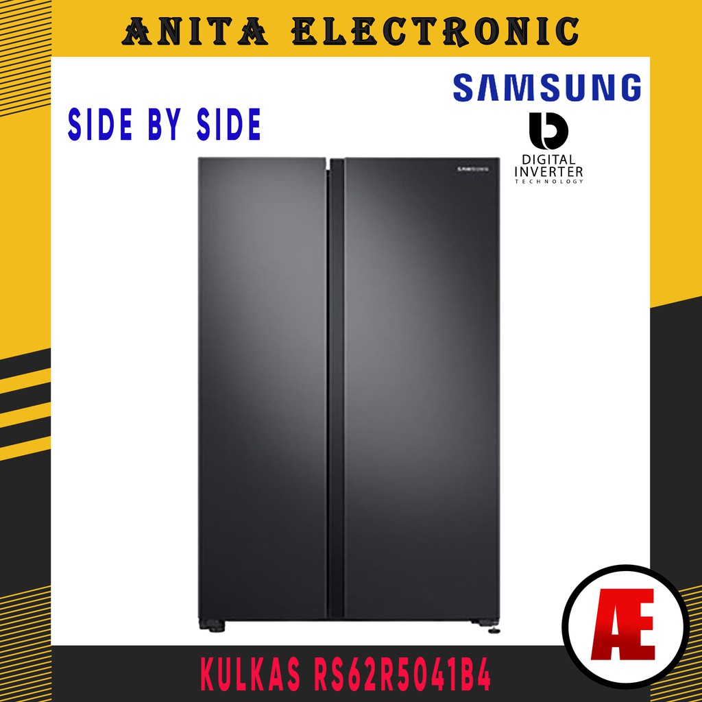 SAMSUNG KULKAS SIDE BY SIDE RS62R5041B4 KAP.700L